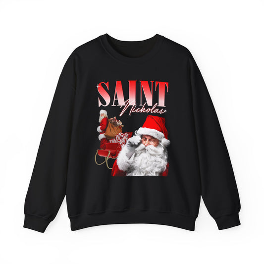 SAINT NICHOLAS 90'S CHRISTMAS CREWNECK