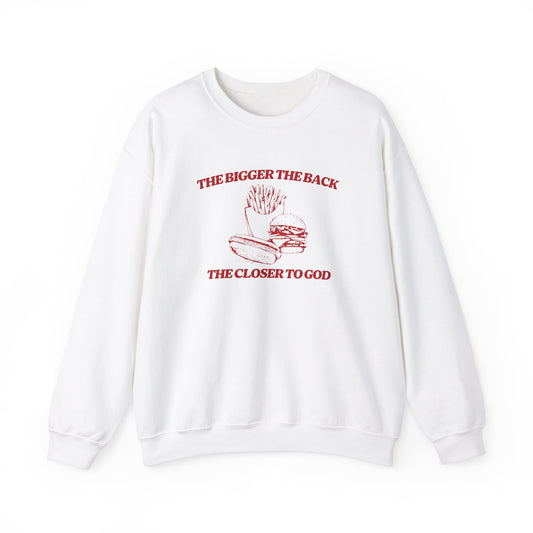 BIGGER THE BACK CREWNECK